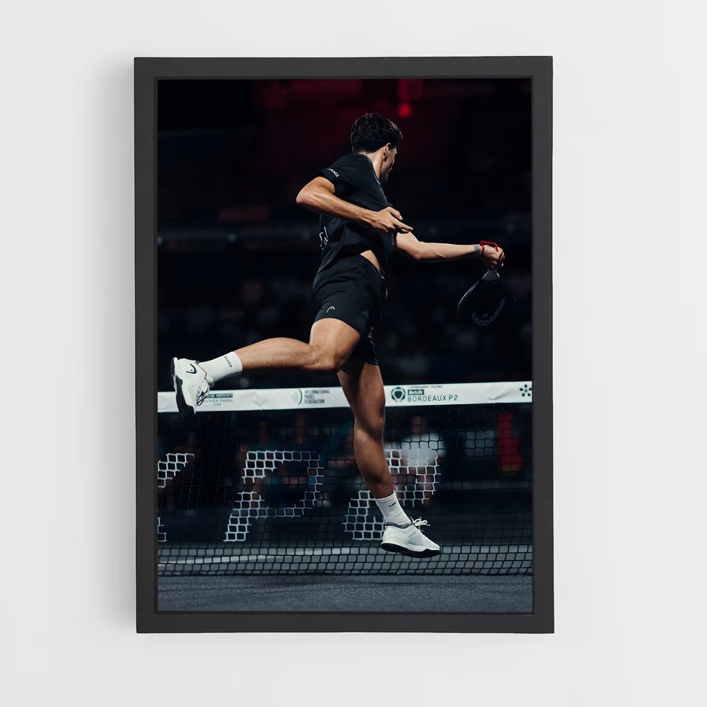Poster Course Impétueuse – affiche Padel (vue 2)